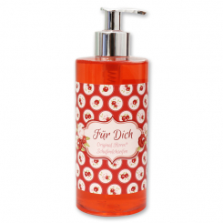 Liquid sheep milk soap 400ml "Für Dich", Rose 