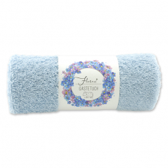 Guest towel 30x50cm blue 'Einzigartige Augenblicke' 