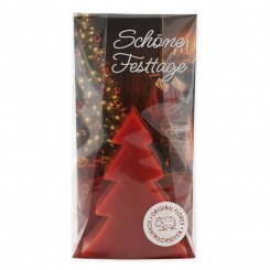 Schafmilchseife Tannenbaum 75g in Cello "Schöne Festtage", Granatapfel 
