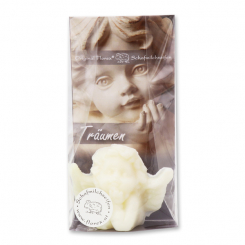 Schafmilchseife Traumengel 50g in Cello "Träumen", Classic 