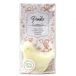 Schafmilchseife Vogel 70g in Cello "Danke", Classic 