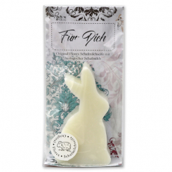 Sheep milk soap rabbit 80g in a cellophane "Für Dich", Classic 