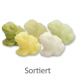 Sheep milk soap frog small 35g, sorted 