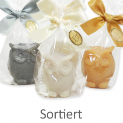 Schafmilchseife Eule 50g, in Cello, sortiert 