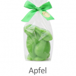 Sheep milk soap rabbit 130g, in a cellophane, Apple 