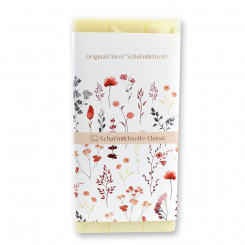 Schafmilchseife Seifentafel 100g 'Blütenzart' mit Motiv 2, Classic 