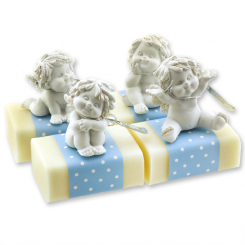 Sheep milk soap 100g decorated with an angel-Igor, Classic 