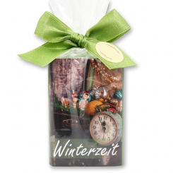 Sheep milk soap 100g in a cellophane bag "Winterzeit", Verbena 