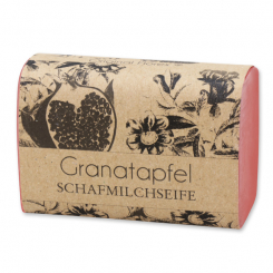 Sheep milk soap 100g "blühendes Erwachen", Pomegranate 