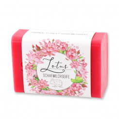 Sheep milk soap 100g 'Einzigartige Augenblicke', Lotus 