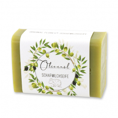 Sheep milk soap 100g 'Einzigartige Augenblicke', Olive oil 