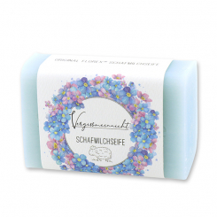 Sheep milk soap 100g 'Einzigartige Augenblicke', Forget-Me-Not 