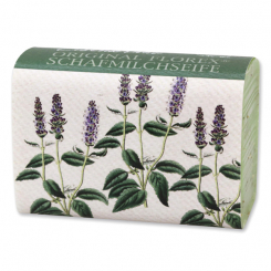 Schafmilchseife eckig 100g, Eisenkraut 