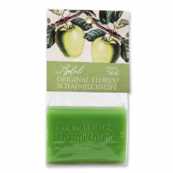 Sheep milk soap 100g in a cellophane bag, Apple 