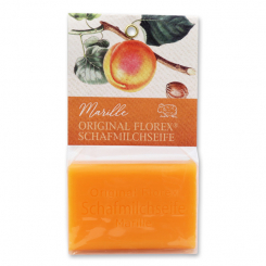 Sheep milk soap 100g in a cellophane bag, Apricot 