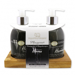 Pflegeset Flüssigseife 250ml & Pflegeshampoo 250ml, Herren 