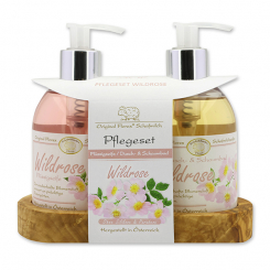 Care set liquid soap 250ml & shower and bubble bath 250ml, Wild rose 