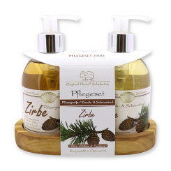 Care set liquid soap 250ml & shower and bubble bath 250ml, Swiss pine 