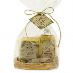 Care set - soap 100g and liquid soap 75ml "feel-good time", Rose 