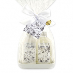 Care set 4 pieces in a cellophane bag "Alpenglück", Edelweiß 