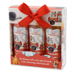 Washing fun care set 3 pieces "Feuerwehr Schaum", Berry dream 