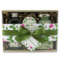 Geschenkset 4-teilig "Blumengruß", Eisenkraut 