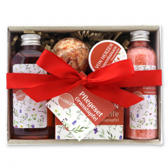 Geschenkset 5-teilig "Von Herzen", Granatapfel 