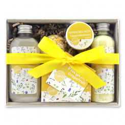 Geschenkset 5-teilig "Sonnenschein", Grapefruit 