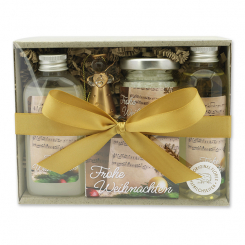 Geschenkset 4-teilig "Frohe Weihnachten", Classic 