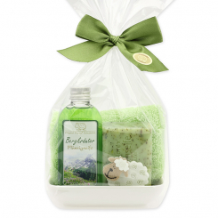 Schäfchenset 4-teilig in Cello, Bergkräuter 