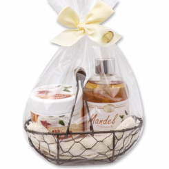 Wire basket set, Almond 