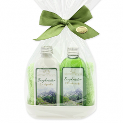 Care set 4 pieces in a cellophane bag, Mountain herbs 