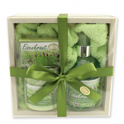 Holzboxset groß 5-teilig, Eisenkraut 