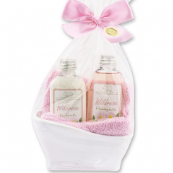 Mini Badewannen Set 4-teilig in Cello, Wildrose 