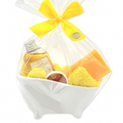 Wellness set 5 pieces in a cellophane bag, Honey 