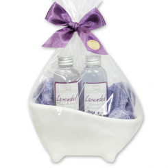 Wellness set 4 pieces in a cellophane bag, Lavender 