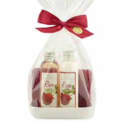 Care set, Rose red 