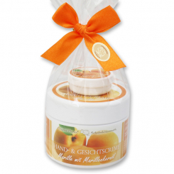 Care set 2 pieces in a cellophane bag, Apricot 