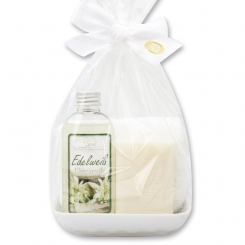 Care set 4 pieces in a cellophane bag, Edelweiss 