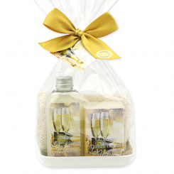 Care set 4 pieces in a cellophane "Auf ein gutes neues Jahr", Classic 