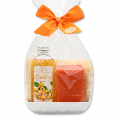 Care set 4 pieces in a cellophane bag, Sea buckthorn 