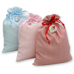 Sheep milk soap needles 240g, filled in a fabric bag, Classic 