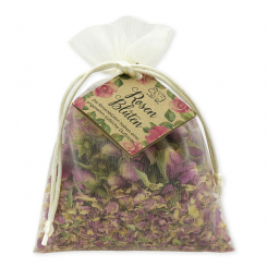Wildrosenblüten 50g im Organzasackerl "Wohlfühlzeit" 
