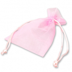 Organzasackerl klein 12x9cm rosa 