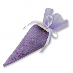 Schafmilchseife Seifennadeln in Organzatüte 80g, Lavendel 