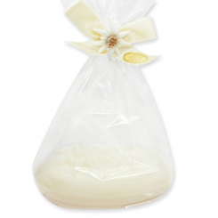 Sheep milk soap oval 100g, in a cellophane, Edelweiss white 