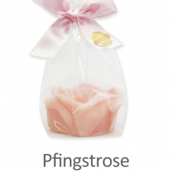 Schafmilchseife Rose Florex 54g, in Cello, Pfingstrose 