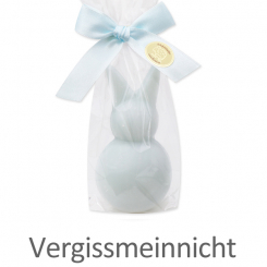 Sheep milk soap bunny 64g, in a cellophane, Forget-me-not 