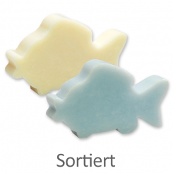 Schafmilchseife Fisch flach 54g, sortiert 