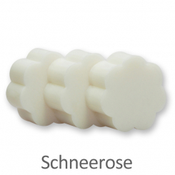 Schafmilchseife Blume mini 20g, Schneerose 